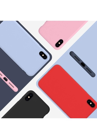 Apple Uyumlu iPhone XS X Kilif Iç Kadife Tam Koruma Silikon Lansman 405718394