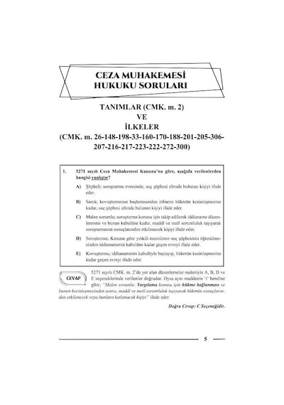Hakimlik Ceza Muhakemesi Hukuku Soru Bankası 22. Baskı Monopol Yayınları