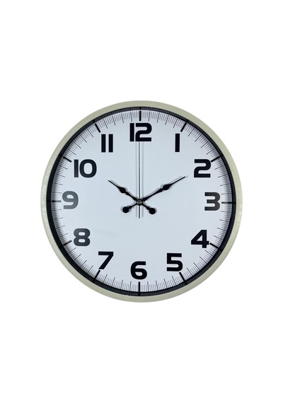 Pure Krem 36 Cm Klasik Duvar Saati Çok Renkli