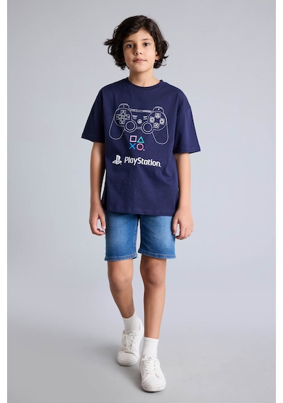 Defacto Playstatıon Oversıze Tişört Erkek Çocuk G9074a826smnv134 Lacivert-nv134 Defacto Playstatıon Oversıze Tişört Erkek Çocuk G9074a826smnv134 Lacivert-nv134