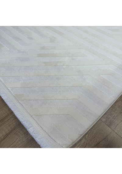 İpek Halı Gaspara 14973 Krem Modern Salon Halısı Krem