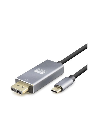 Type-c To Dısplay Kablo 8k 60hz Pvc 1.8m Siyah Hdx7859