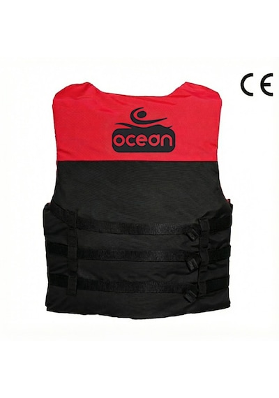 Ocean Can Yeleği 30 Newton Yüzdürme Yardımcısı 6-12 Yaş Kırmızı