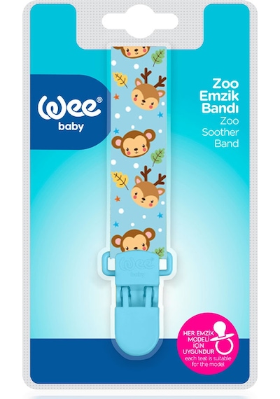 Wee Baby Zoo Emzik Bandı Mavi