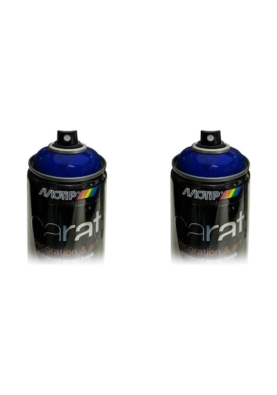 Motip Carat Ral 5010 - Parlak Mavi Sprey Boya 2 Adet