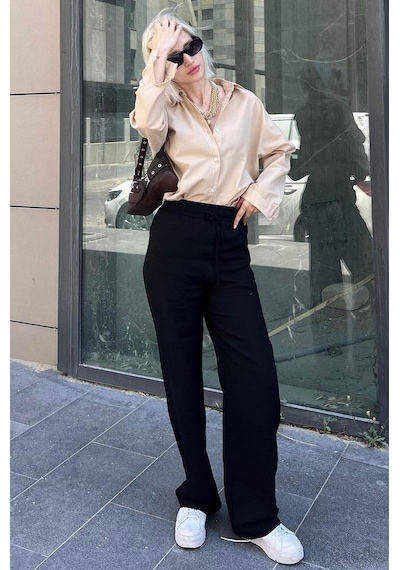 Madmext Mad Girls Bej Oversize Gömlek Mg1369-bej Bej