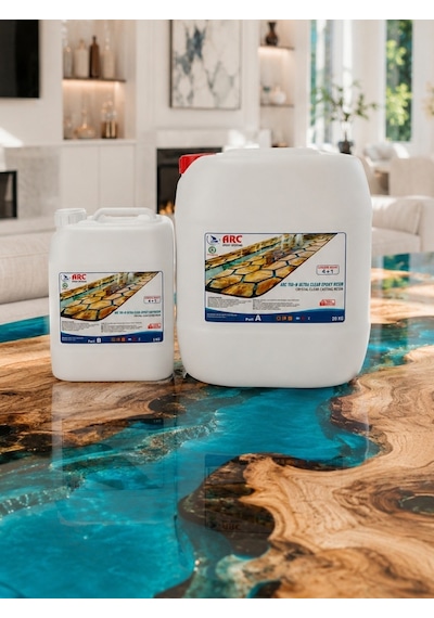 Arc 150N Ultra Şeffaf Döküm TipiParlak Epoksi Reçine25 Kg Set