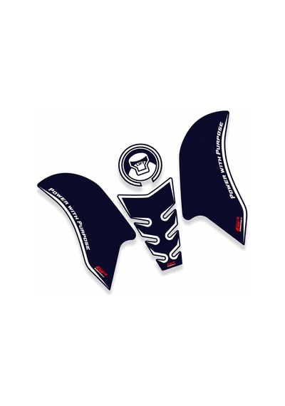 Gp Kompozit Honda Cb250r 2017-2024 Uyumlu Tank Pad Seti Mavi-beyaz