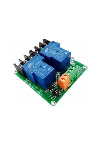 5v 2 Kanal 220v 30a Röle Modül Yüksek Akım Güç Kontrol Anahtarı Opto İzolasyon Düşük/yüksek Tetik