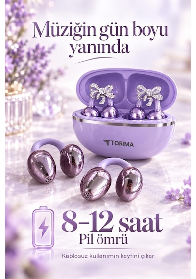 Torima G102 Bluetooth 6.0 Klipsli Kulak İçi Kulaklık