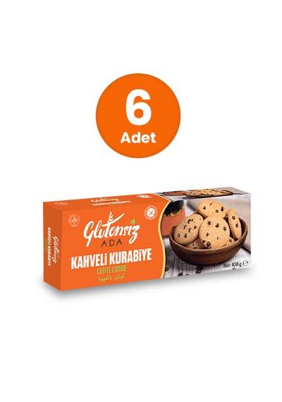 Glutensiz Ada Glutensiz Kahveli Kurabiye 6 x 108 G
