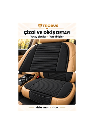 Trobus Ritim Dacia Dokker 2007-2012 Baby Face 7'li Koltuk Minderi Siyah
