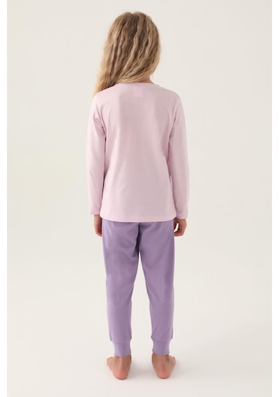 Roly Poly 3401 Garson Endless Kız Çocuk Pijama Takımı Pembe