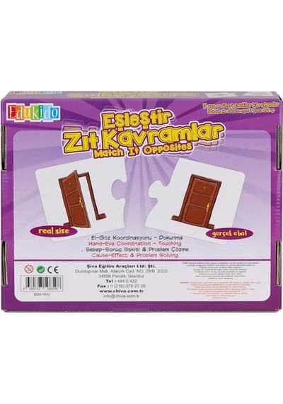 Mey İthalat Edu-1012 Eşleştir Zıt Kavramlar -chiva