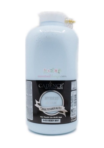 Bebek Mavi Multisurface Akrilik Boya H035 - 2000 Ml Karışık Karışık