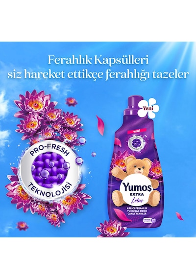 Yumoş Extra Lotus Yumuşatıcı 1440 Ml Tekli