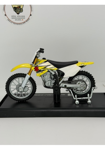 Suzuki Rm-z 250 Cross Motor Diecast Model Motosiklet 1:18 Kutulu