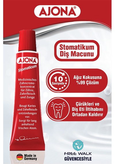 Ajona Stomatikum Medikal Konsantre Diş Macunu 25 ML
