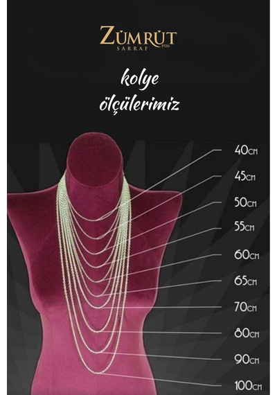 14 Ayar Altın Üç Renk Dorikalı Zincir Kolye Sarı-rose-beyaz
