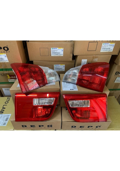 Bmw X5 E53 2000-2007 Arası Depo Stop Lambası 4'lü Komple Takım 63217164475 / 63217164476