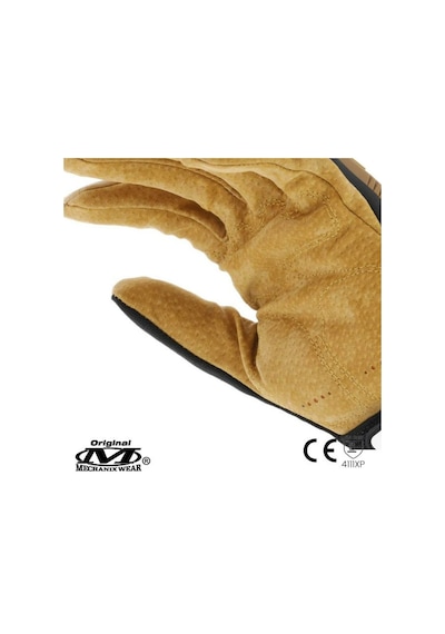 Mechanix Wear® M-Pact Durahide Leather Deri Eldiven (Siyah/Kahve) Siyah - Kahverengi