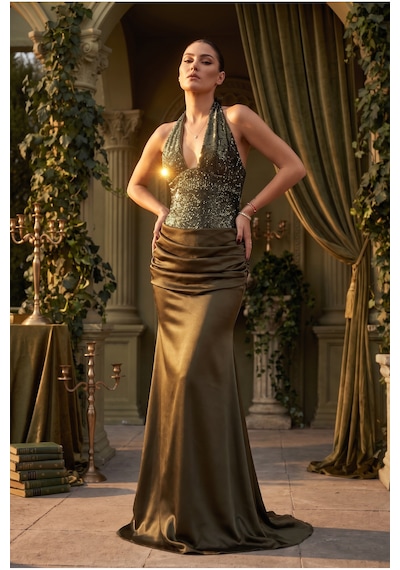 Fashion Cocktail Mermaid Üst Bedeni Payet İşlemeli Romantik Bağcık Korse Saten Büzgülü Drapeli Işıltılı Pullu Göz Kamaştıran Maxi V Yaka Sırt Detaylı Balık Kesim Nikah After Party Gece Abiye Davet Kokteyl Elbisesi Yeşil Fashion Cocktail Mermaid Üst Bedeni Payet İşlemeli Romantik Bağcık Korse Saten Büzgülü Drapeli Işıltılı Pullu Göz Kamaştıran Maxi V Yaka Sırt Detaylı Balık Kesim Nikah After Party Gece Abiye Davet Kokteyl Elbisesi Yeşil