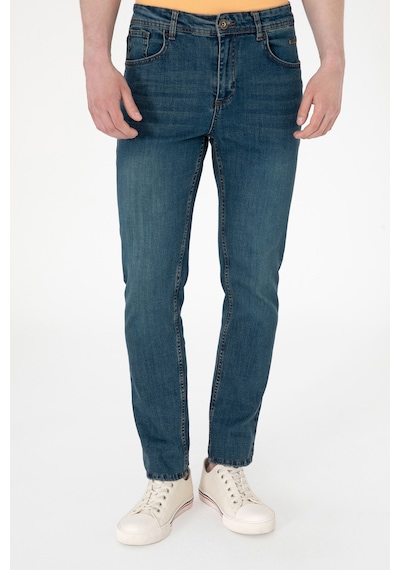 U.S. Polo Assn. Erkek Mavi Slim Fit Jean Pantolon 50304350-DN0030 U.S. Polo Assn. Erkek Mavi Slim Fit Jean Pantolon 50304350-DN0030