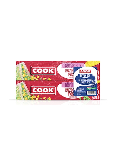 2 Adet Cook Buzdolabı Poşeti 3+1 Büyük 80'li