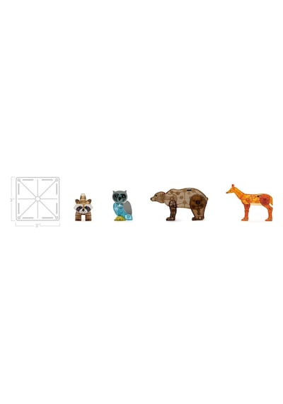 Magna-tiles - Orman Hayvanları - 25 Parça