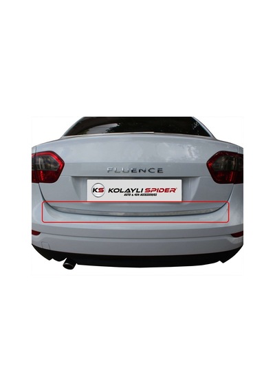 Renault Fluence Sm3 Bagaj Alt Çıta Krom 2010 Ve Sonrası