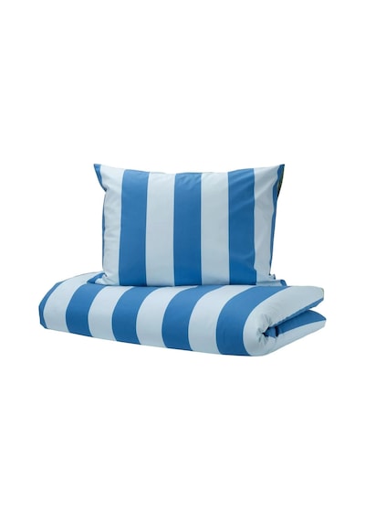 Ikea Barndrom Tek Kişilik Nevresim Takımı 150 X 200 Cm Mavi - Gök Mavisi - Açık Yeşil Çok Renkli