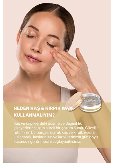 id-T Kaş ve Kirpik Wax Sabitleyici & Şekillendirici Şeffaf Yapı