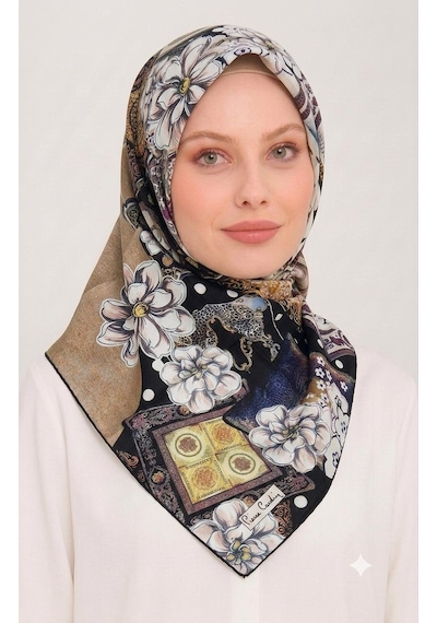Pierre Cardin Saf Twill İpek Eşarp -6591 Gri