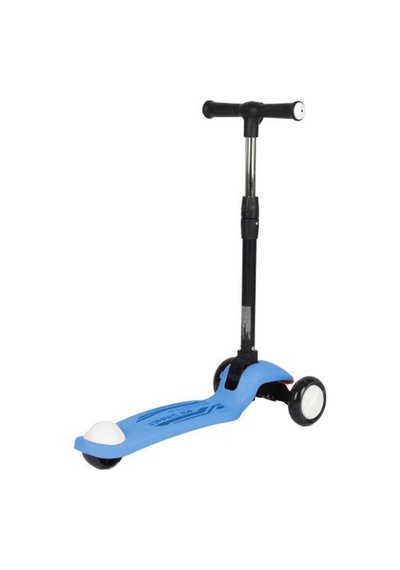 3+ Yaş Pro Scooter Mavi Işıklı 50 Kg Taşıma Kapasiteli Mavi