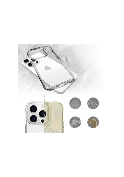 Apple Uyumlu iPhone 14 Pro Max Şeffaf Kılıf Ultra İnce Airbag Tasarımlı Sararmaz Telefon Kılıfı
