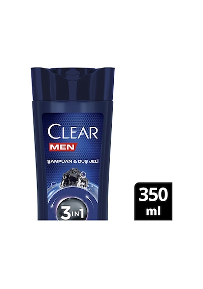 Clear Men Arındırıcı Kömür 3in1 Şampuan 350 Ml