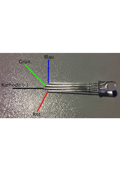 10 Adet 5Mm 4 Pin Rgb Led Flash Kırmızı Yeşil Mavi Arduino