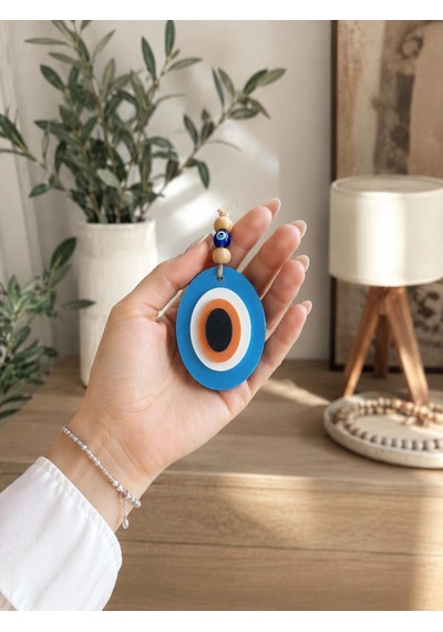 Plastik Nazar Boncuğu Dikiz Aynası Süsü Duvar Dekoru Ağaç Süsü
