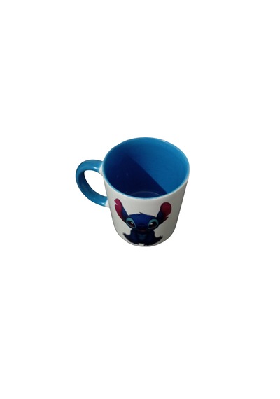 Stitch Kupa Özel Baskı Koyu Mavi