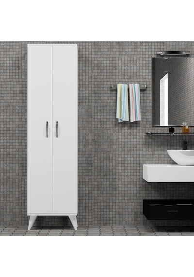 2 Kapılı 49Cm Banyo Dolabı Beyaz - Bdl0101 2 Kapılı 49Cm Banyo Dolabı Beyaz - Bdl0101