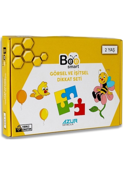 Bee Smart - Görsel ve Işitsel Dikkat Seti 2 Yaş