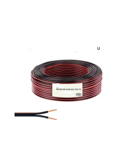 Mc Merlin 2x0.75mm2 Cca Yassı Kordon Kablo 100 Metre,