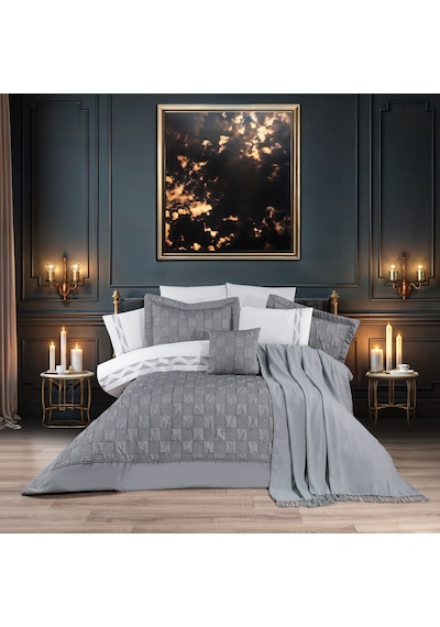 Schafer Home Moneta Çeyiz Seti 11 Parça-gri Gri