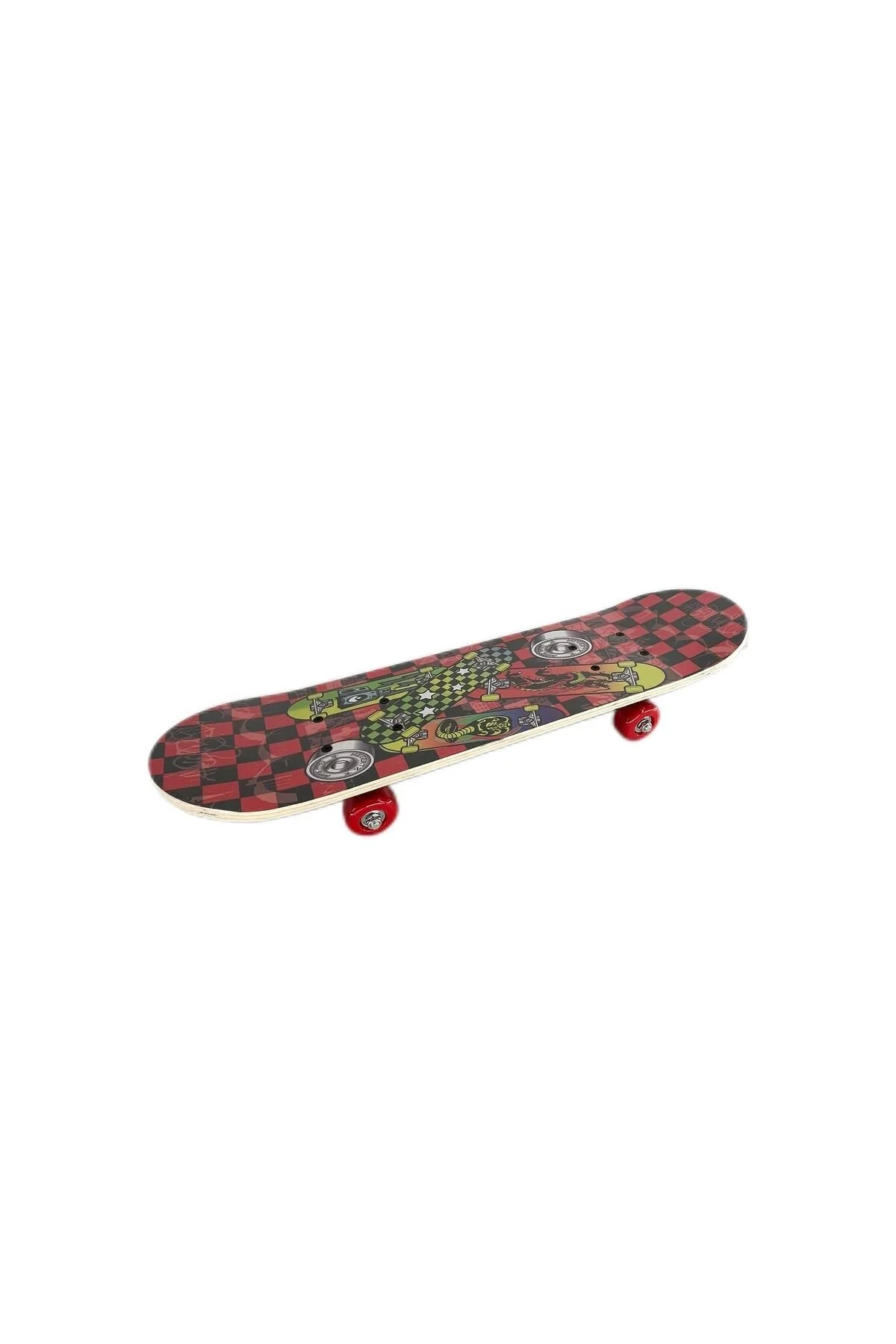 F-sports 60cm Ahşap Tahta Kaykay Orta Boy Fr37739 Kırmızı