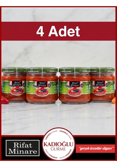 Rifat Minare Lütenitsa Kahvaltılık Tatlı Sos - 300 Gr X 4 Adet