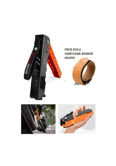 Motosiklet Baddok Zincir Temizleme / Motosiklet Lastik Temizleme Sehpası+kemer