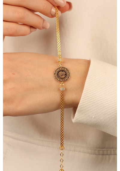 Çgk Çiğdem Gürel Kuyumculuk Çeyrekli Bismark Model Altın Bileklik Gold