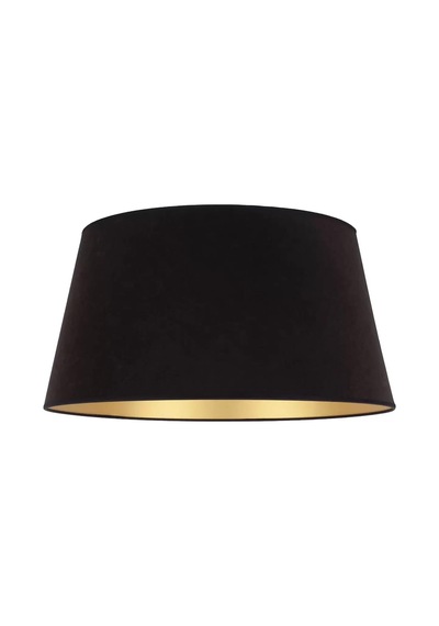 Levaillant Siyah-gold Konik Abajur Şapka Zarif Ve Sıcak Işık Etkisi, Üst 35 Cm/alt 40 Cm Çap Diğer