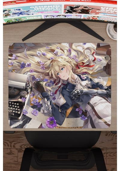 Violet Evergarden Anime V4 - 48x40 Xl Gaming Kauçuk Kaymaz Taban Mouse Pad Fare Altlığı