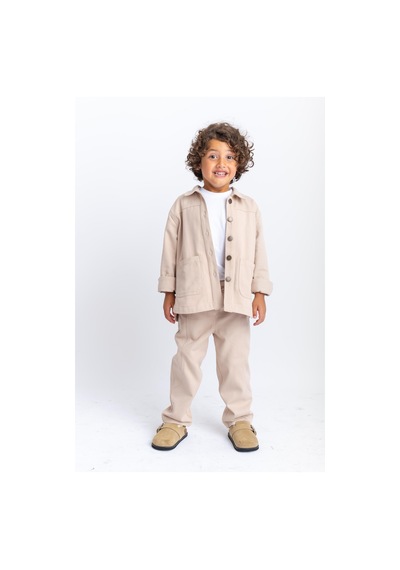Oliven The Kid Oliventhekid Unisex Gabardin Ceket Bej Bej